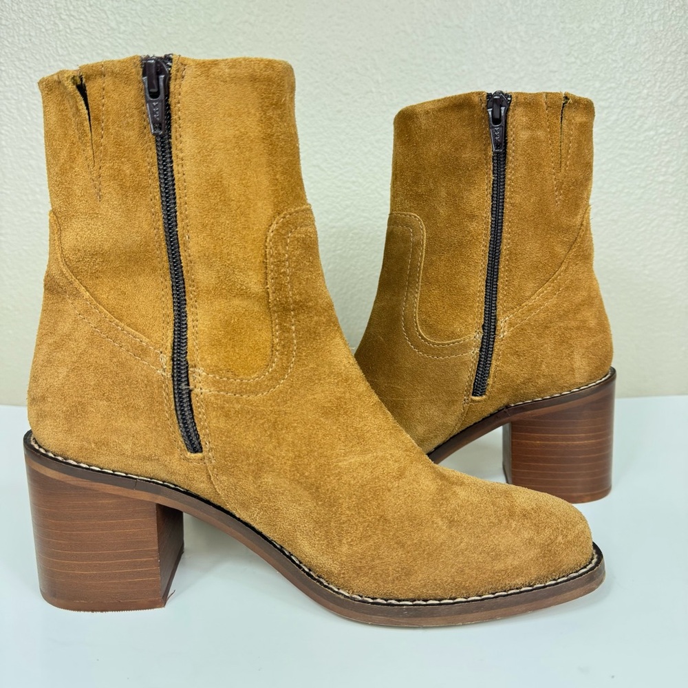 PORTLAND LEATHER Patina Oslito Suede Boots in Sand Orig $265 - Picture 9 of 12